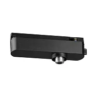 Трековый однофазный двухжильный адаптер для светильников 359128-359133 Ramo 359126 Novotech чёрный в стиле хай-тек современный для светильников серии Ramo однофазный двухжильный (универсальный)