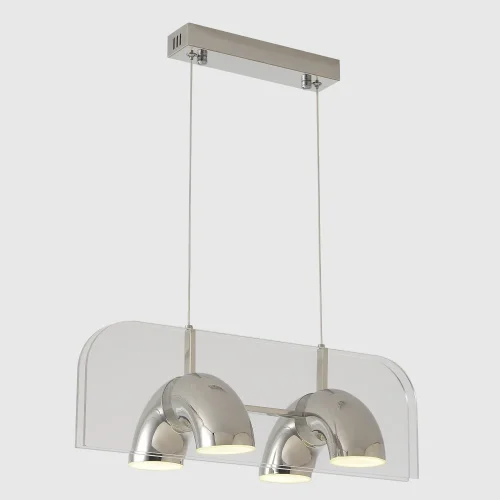 Светильник подвесной ЛЕД ELEMENT SP24W LED CHROME Crystal Lux белый на 1 лампу, основание хром в стиле лофт линейный