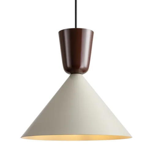 Светильник подвесной Still FR5598PL-01CR Freya бежевый белый на 1 лампу, основание чёрное в стиле современный лофт фото 11 Светильник подвесной Still FR5598PL-01CR Freya бежевый белый на 1 лампу, основание чёрное в стиле современный лофт фото 11