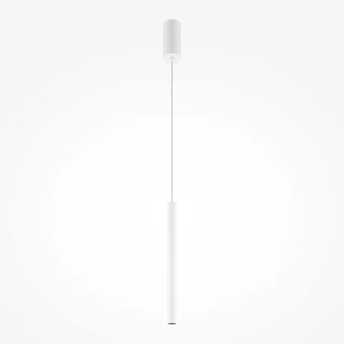 Светильник подвесной LED Pro Base MOD159PL-L6WK Maytoni белый 1 лампа, основание белое в стиле современный минимализм трубочки