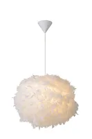 Светильник подвесной GOOSY SOFT 71367/50/31 Lucide белый 1 лампа, основание белое в стиле современный 