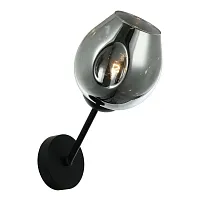Бра Traube 2359-1W Favourite серый 1 лампа, основание чёрное в стиле хай-тек 