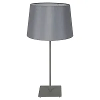 Настольная лампа LSP-0520 Lussole серая 1 лампа, основание серое металл в стиле современный 