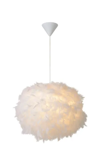 Светильник подвесной GOOSY SOFT 71367/50/31 Lucide белый на 1 лампу, основание белое в стиле современный 