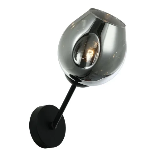 Бра Traube 2359-1W Favourite серый на 1 лампа, основание чёрное в стиле хай-тек 