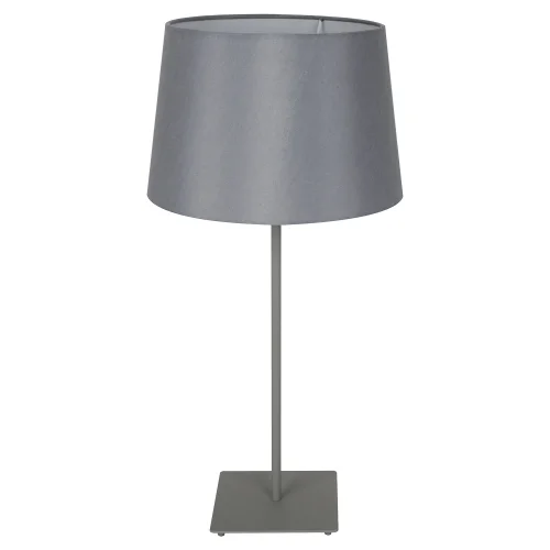 Настольная лампа LSP-0520 Lussole серая 1 лампа, основание серое металл в стиле современный 
