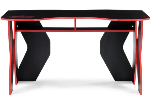 Компьютерный стол Вивианн красный / черный 474249 Woodville столешница чёрная из лдсп фото 3
