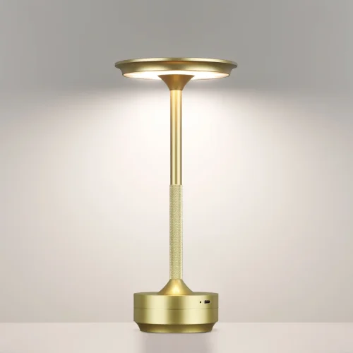 Настольная лампа LED DIMM Tet-A-Tet 5033/6TL Odeon Light матовая золото 1 лампа, основание матовое золото металл в стиле современный  фото 4