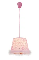 Светильник подвесной TARSO 15720 Globo розовый 1 лампа, основание розовое в стиле современный 