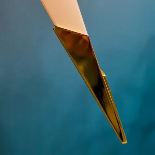 Настольная лампа Origami Bird Table Lamp 74563-22 ImperiumLoft бежевая 1 лампа, основание золотое металл в стиле современный  фото 5