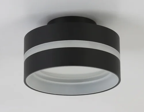 Светильник накладной TN5421 Ambrella light чёрный 1 лампа, основание чёрное в стиле современный круглый фото 5