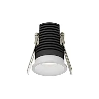 Светильник точечный LED Mini DL059-7W4K-W Maytoni белый на 1 лампу, основание белое в стиле хай-тек современный круглый
