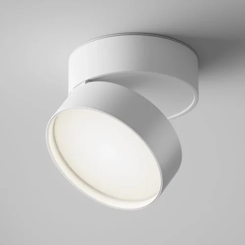 Светильник накладной LED Onda C024CL-L18W4K Maytoni белый 1 лампа, основание белое в стиле современный круглый фото 4