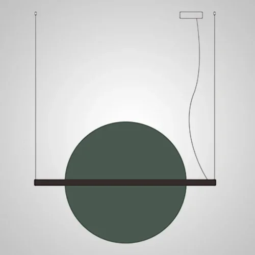 Светильник подвесной LIBERTY L110 Red 208567-23 ImperiumLoft красный на 1 лампу, основание чёрное в стиле современный фото 19