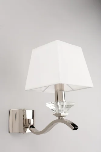 Бра Emilia APL.723.01.01 Aployt белый на 1 лампа, основание никель в стиле современный  фото 4