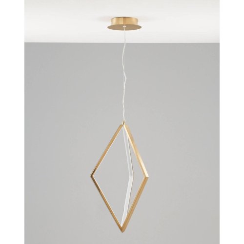 Светильник подвесной LED Grape V10351-PL Moderli золотой 1 лампа, основание золотое в стиле хай-тек  фото 3