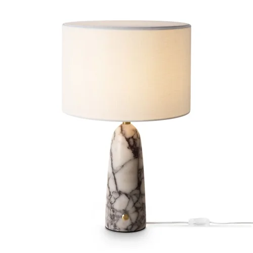 Настольная лампа MarmoLatte FR2054TL-01BS1 Freya белая на 1 лампу, основание серое мрамор металл в стиле классический кантри Настольная лампа MarmoLatte FR2054TL-01BS1 Freya белая на 1 лампу, основание серое мрамор металл в стиле классический кантри