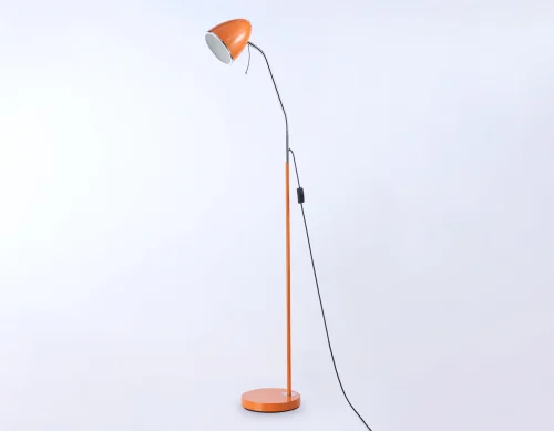 Торшер TR97689 Ambrella light для чтения оранжевый 1 лампа, основание оранжевое в стиле современный
 фото 3