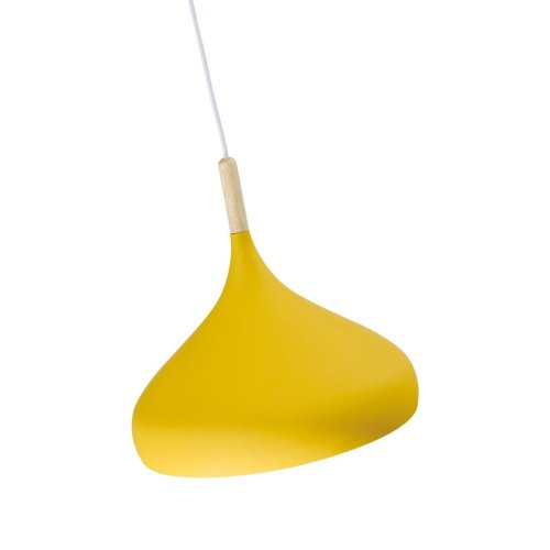 Светильник подвесной Eline V1293-1P Moderli жёлтый 1 лампа, основание жёлтое в стиле скандинавский  фото 2