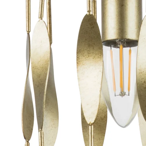 Светильник подвесной Firenze 725113 Lightstar золотой 1 лампа, основание золотое в стиле арт-деко  фото 4