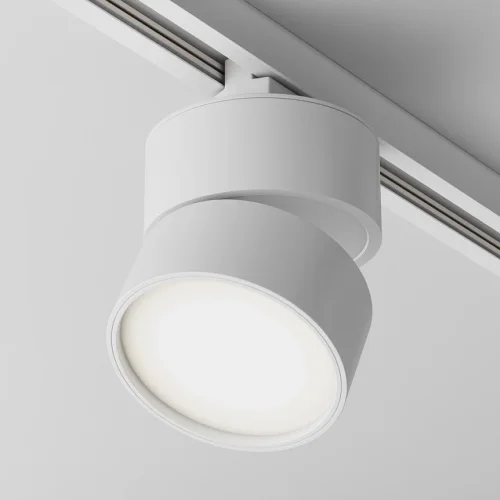 Трековый светильник LED Onda TR007-1-12W3K-W-1 Maytoni белый для шинопроводов серии Onda белый
