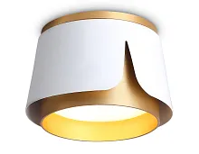 Светильник накладной TN71221 Ambrella light белый 1 лампа, основание белое в стиле хай-тек современный круглый