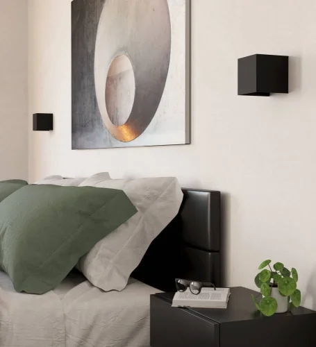 Бра LED Valmontone 901049 Eglo чёрный на 2 лампы, основание чёрное в стиле современный фото 5 Бра LED Valmontone 901049 Eglo чёрный на 2 лампы, основание чёрное в стиле современный фото 5