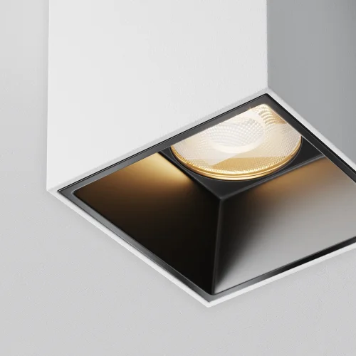 Светильник накладной LED Alfa LED C064CL-5W3K-SQ-WB Maytoni белый на 1 лампу, основание белое в стиле современный хай-тек квадратный фото 6