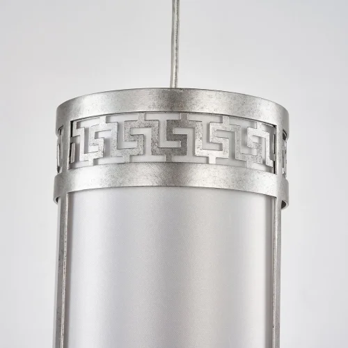 Светильник подвесной Exortivus 4010-3P Favourite белый 3 лампы, основание серебряное в стиле классический  фото 5