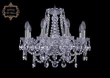 Люстра подвесная хрустальная 11.25.8.165.Cr.Sp Bohemia Art Classic прозрачная на 8 ламп, основание хром в стиле классический 