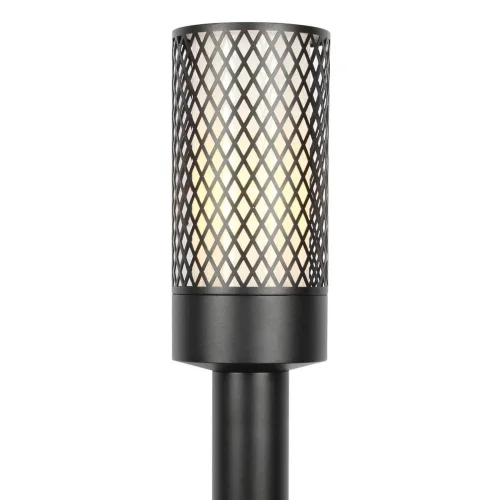 Парковый светильник Barrel 3020-1T Favourite уличный IP44 чёрный 1 лампа, плафон белый в стиле современный E27 фото 2