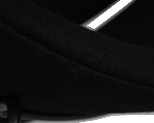 Кресло дизайнерское 72-LMO EMILY, цвет сиденья черный (AF9), цвет основания черный Dobrin, чёрный/ткань, ножки/металл/чёрный, размеры - *720**** фото 7
