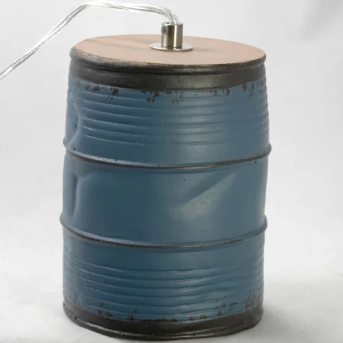 Светильник подвесной LSP-9525 Lussole синий 1 лампа, основание никель в стиле современный  фото 2