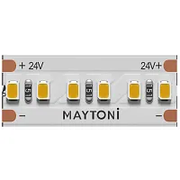 Светодиодная лента 24В 2216 8Вт/м 3000К 5м IP 20 201061 Maytoni цвет LED тёплый белый 3000K, световой поток 800Lm