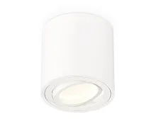 Светильник накладной Techno spot XS7531001 Ambrella light белый 1 лампа, основание белое в стиле хай-тек модерн круглый
