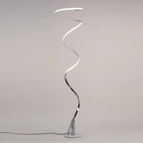 Торшер LED HELIX 6100 Mantra хром на 1 лампу, основание серебряное хром в стиле современный фото 3