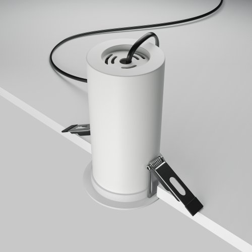 Светильник точечный LED Focus Led DL125-L12-3K-W Maytoni белый на 1 лампу, основание белое в стиле современный хай-тек круглый фото 8