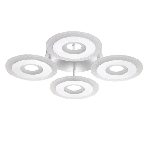 Светильник потолочный LED Vandy 8016/70CL Lumion белый на 1 лампу, основание белое в стиле минимализм 