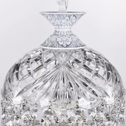 Светильник подвесной AL16781/16 WMN R Bohemia Ivele Crystal прозрачный 1 лампа, основание никель прозрачное в стиле классический r фото 5