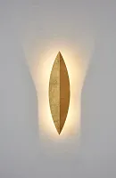 Бра LED CLT 029W400 GO Crystal Lux золотой 1 лампа, основание золотое в стиле арт-деко 