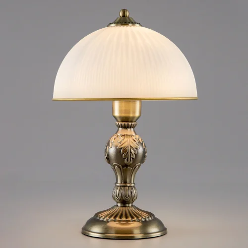 Настольная лампа Адриана CL405823 Citilux белая 1 лампа, основание бронзовое металл в стиле классический  фото 3