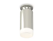 Светильник накладной Techno spot XS6325081 Ambrella light серебряный 1 лампа, основание серебряное в стиле современный круглый