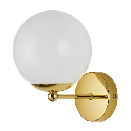 Бра Undine 2811-1W Favourite белый на 1 лампа, основание золотое в стиле классический 