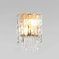 Бра Florida 10298W French gold LOFT IT прозрачный на 2 лампы, основание золотое в стиле современный 
