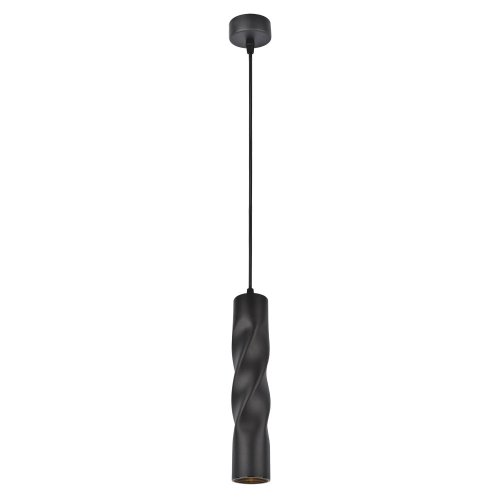 Светильник подвесной LED A5400SP-1BK Arte Lamp чёрный 1 лампа, основание чёрное в стиле модерн трубочки