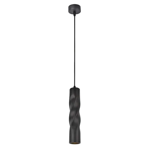 Светильник подвесной LED A5400SP-1BK Arte Lamp чёрный на 1 лампу, основание чёрное в стиле современный трубочки