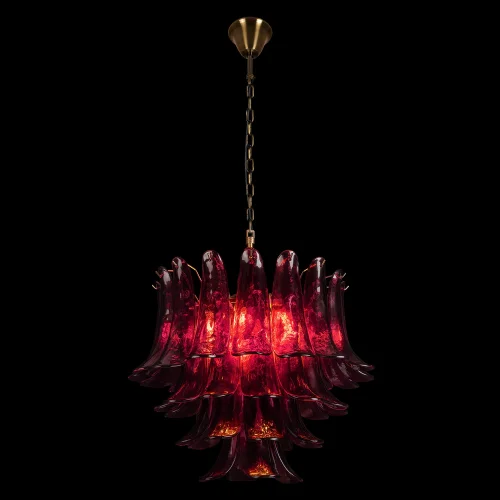 Люстра подвесная Лилу / Lilou 10600/600 Burgundy LOFT IT бордовая на 10 ламп, основание бронзовое в стиле фото 2 Люстра подвесная Лилу / Lilou 10600/600 Burgundy LOFT IT бордовая на 10 ламп, основание бронзовое в стиле фото 2
