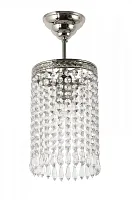 Светильник потолочный Cremono E 1.3.15.100 N Dio D'Arte прозрачная без плафона на 1 лампа, основание серое никель в стиле классический 