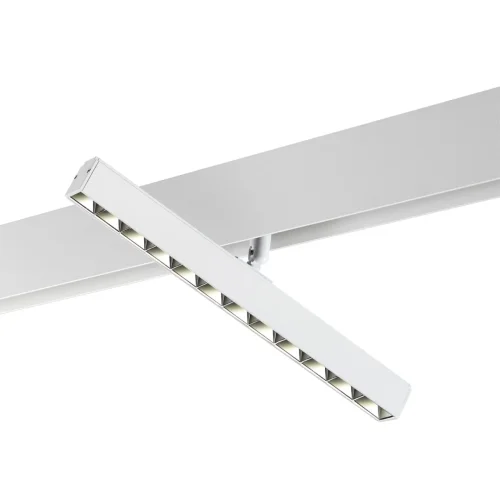 Трековый светильник для низковольтного шинопровода LED Flum 358609 Novotech белый для шинопроводов серии Flum белый фото 4