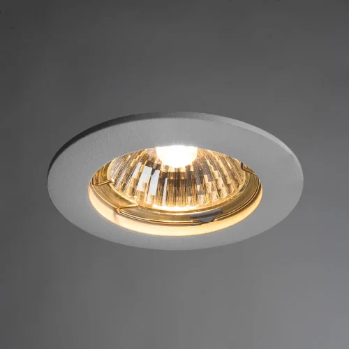 Светильник точечный BASIC A2103PL-1WH Arte Lamp белый 1 лампа, основание белое в стиле современный  фото 2
